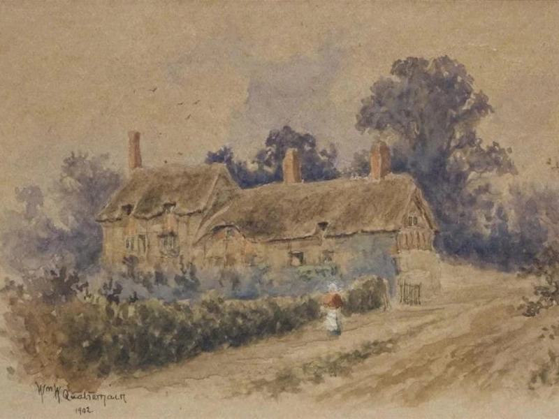 1857-William Wells Quatremain - Vista della fattoria